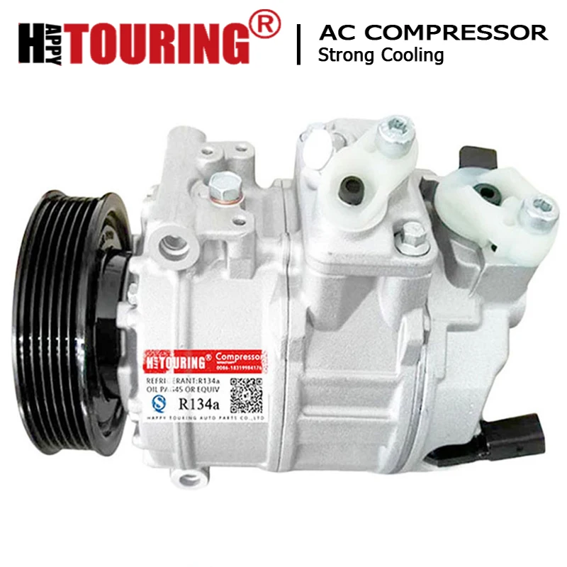 AC Compressor For AUDI A1 A3 A4 Q3 SEAT LEON SKODA OCTAVIA VW GOLF 5N0820803A 5N0820803 1K0820808BX 1K0820859T 1K08208595