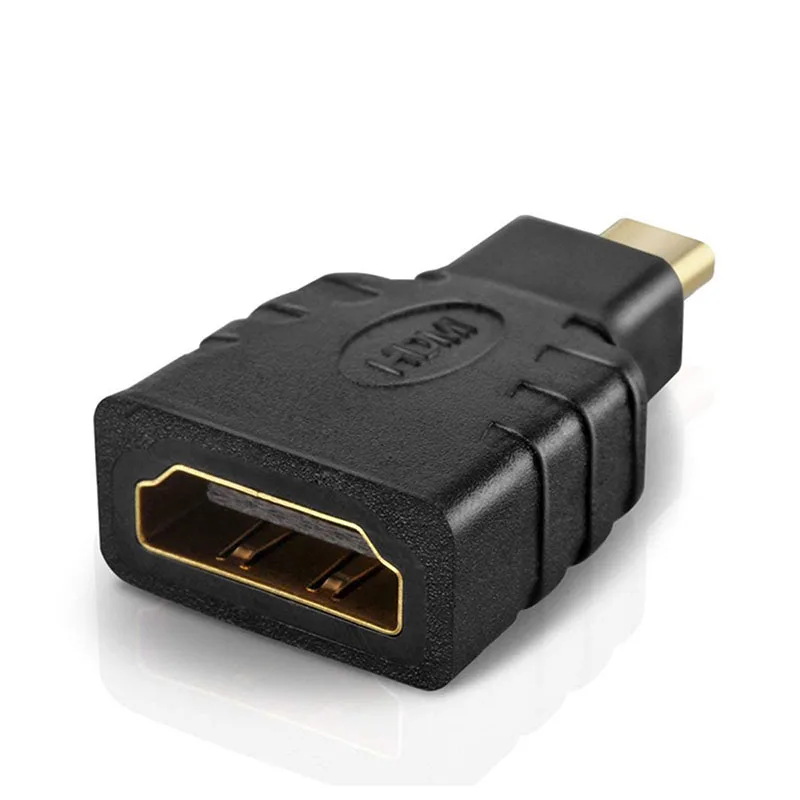 Micro HDMI Adapter 1080P Micro HDMI Male to HDMI Female Converter HDMI Adapter for PS4 Camera HDTV Mini HDMI