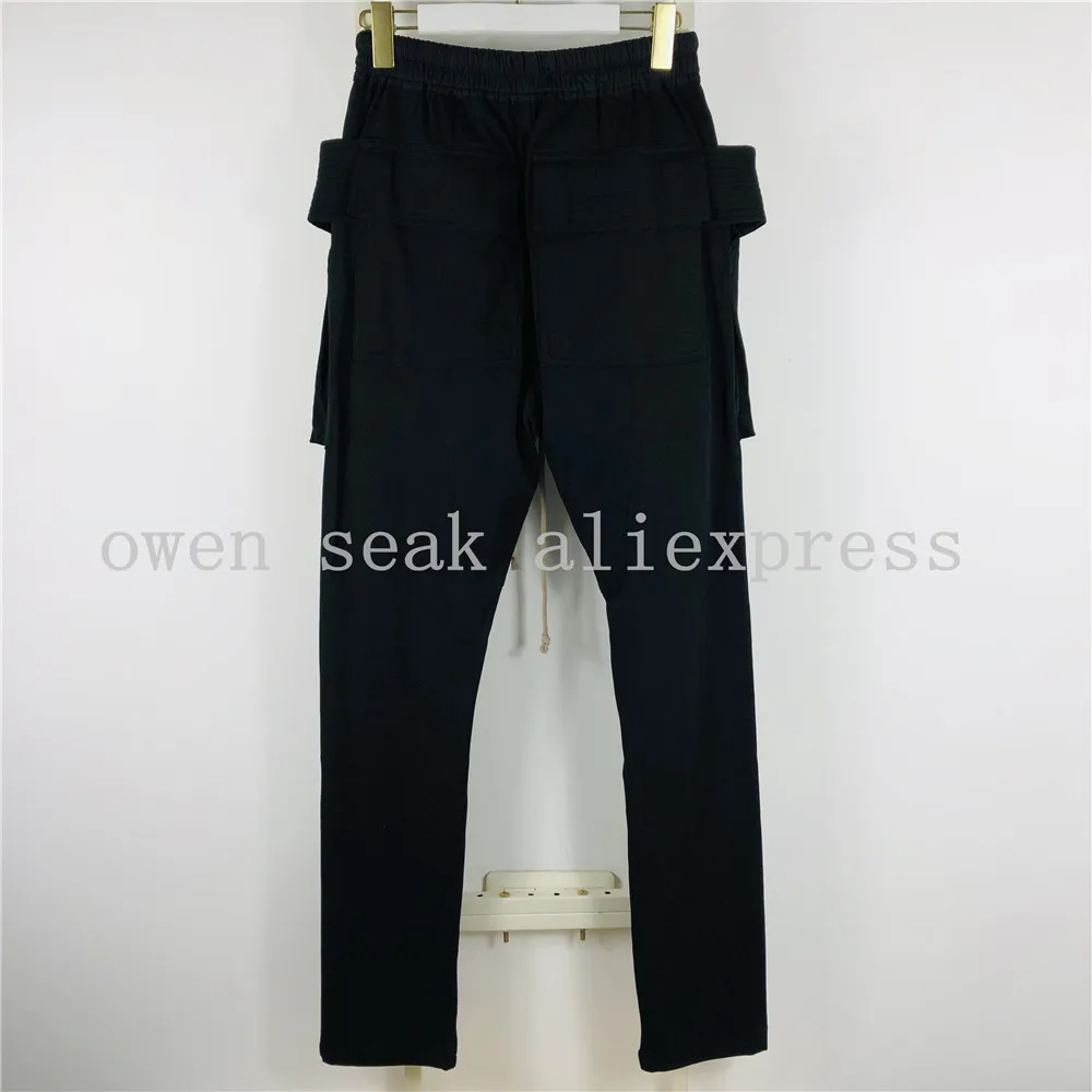 Owen Seak-pantalones de chándal bombachos góticos para hombre y mujer, pantalón ligero, color negro, talla XL