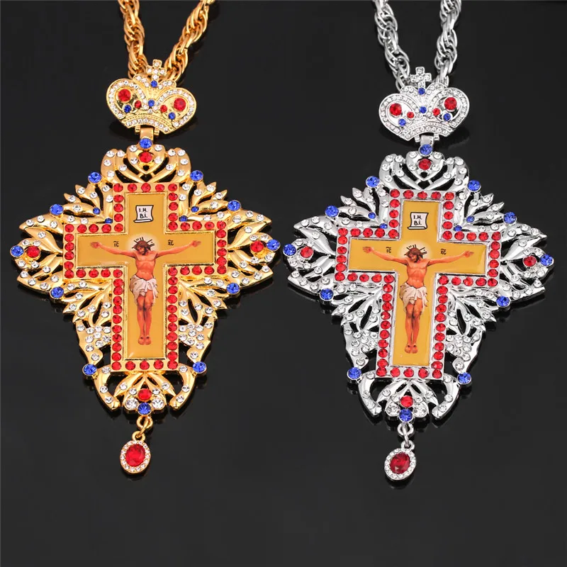 Orthodox Cross Catholic Decor Ornament Pectoral Cross For Priests Church Articulos Religiosos Catolicos крестик православный