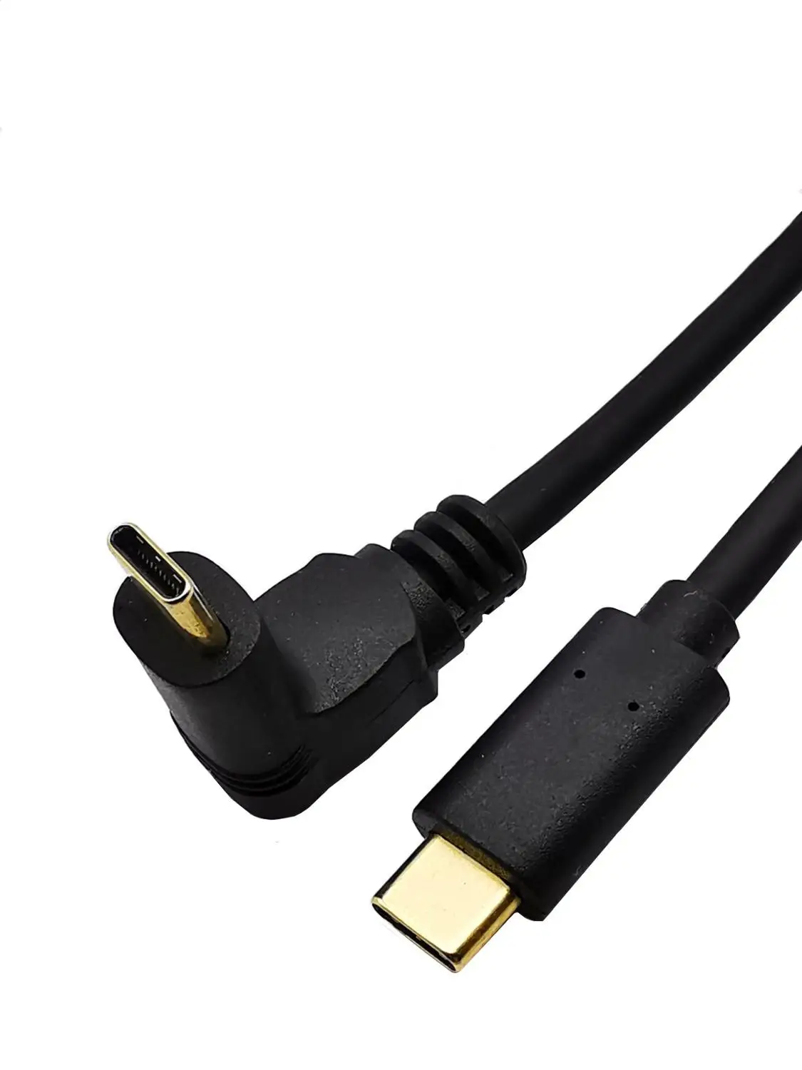 Кабель USB Type-C с разъемом под правую руку, 90 А, кабель для Samsung S10, Xiaomi, быстрая зарядка PD, шнур зарядного устройства, кабель типа C