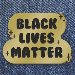 BLM Enamel Pin 100% Profits Donated to Black Lives Matter