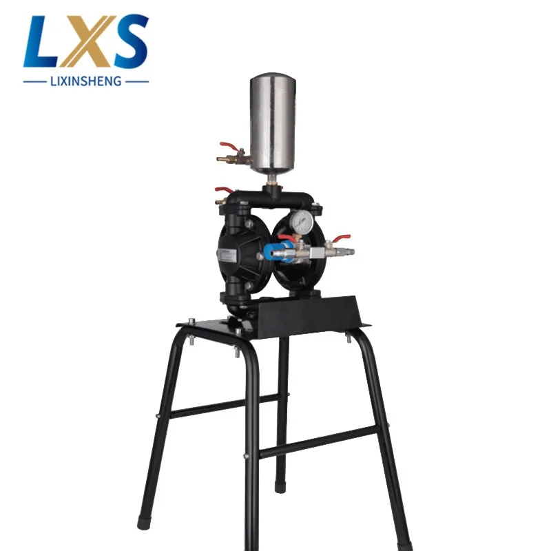 

Aluminum Alloy Double Way Pneumatic Diaphragm Pump BML-15# C Spraying Suit With Shelf