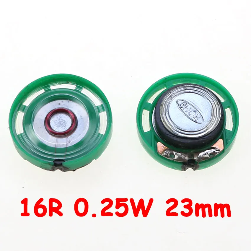 YUXI 1Pcs Ultra-thin Speaker Doorbell Horn Toy-car Horn 16 Ohms 0.5W 0.25W  16R  speaker 20 21 23 27 29 36 mm Diameter