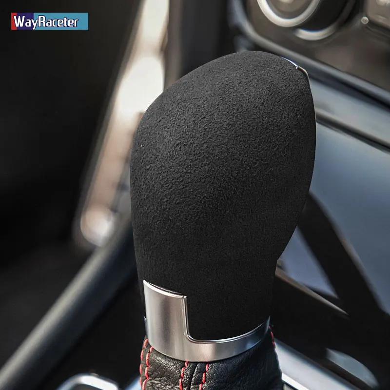 

Ultrasuede Top Suede Wrap Car Gear Shift Knob ABS Trim Cover Sticker For Volkswagen VW Golf 7 MK7 2010-2019 GTI Accessories