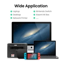 UGREEN USB Ethernet Adapter USB 3.0 Network Card to USB RJ45 Lan for PC Windows 10 Xiaomi Mi Box 3/S Nintend Switch Ethernet USB 6