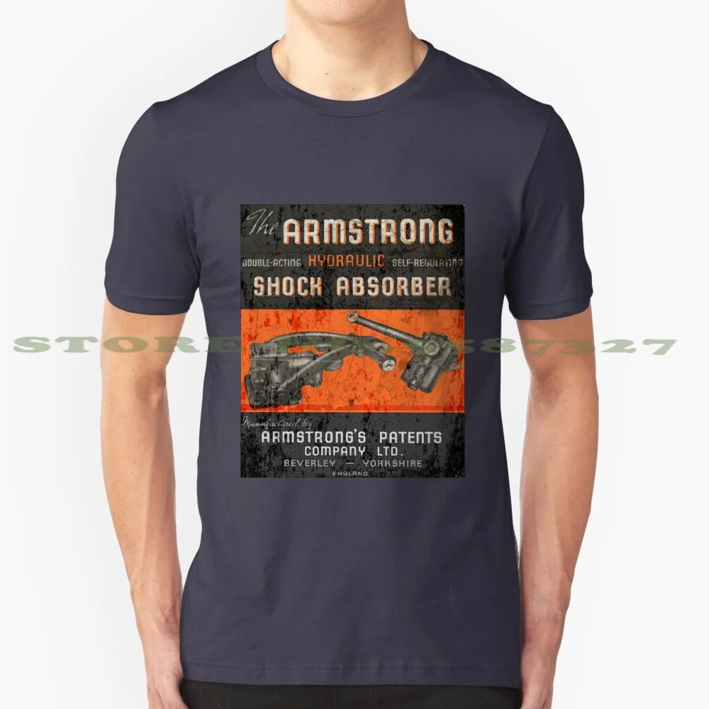 

Armstrong амортизаторы Uk 100% хлопок футболка Armstrong амортизаторы Uk Mgb Sunbeam Girling британские автомобильные мотоциклы