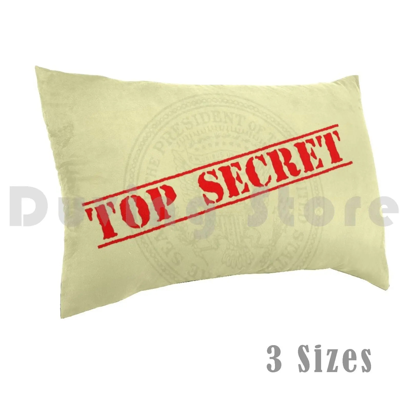 Funda de almohada Top Secret Plan To Fight Inflatable impresa 35x50 Josh Lyman West Wing Top Secret Plan inflado