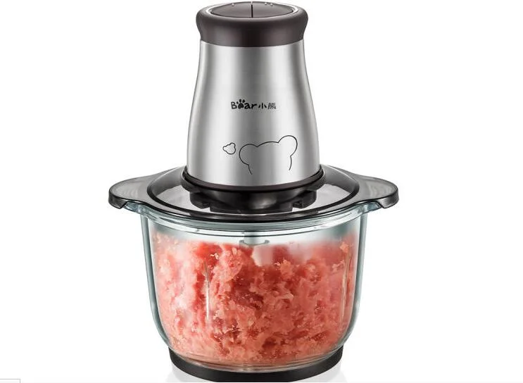 Bear food machine grinder electric household multifunctional machine of stainless steel meat meat machine cutter mixer QSJ-B03
