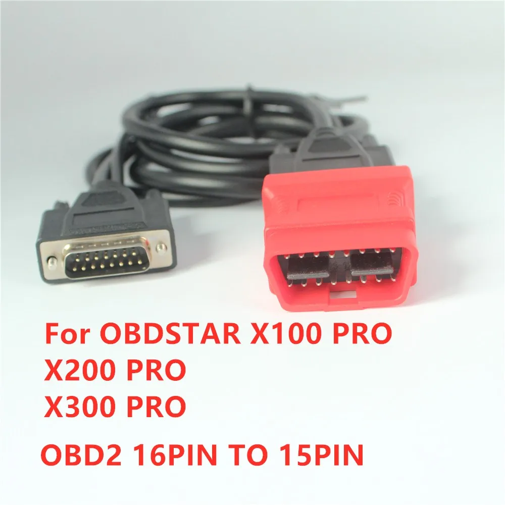 

Universal x100 pro Main Cable Car Diagnostic Cables Connectors For x100 Pad 2 OBD2 16PIN Auto Adapter 15PIN Cable Adapters