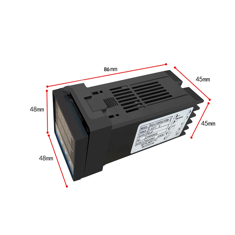 K type digital temperature controller REX-C100  thermostat relay output PID dismantling mobile phone screen thermostat