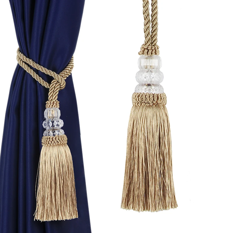 1Pc Hanging Ball Tassel Curtain Tieback Simple Big Tassels Pendant Home Decoration Single Ball Curtain Rope Room Accessories