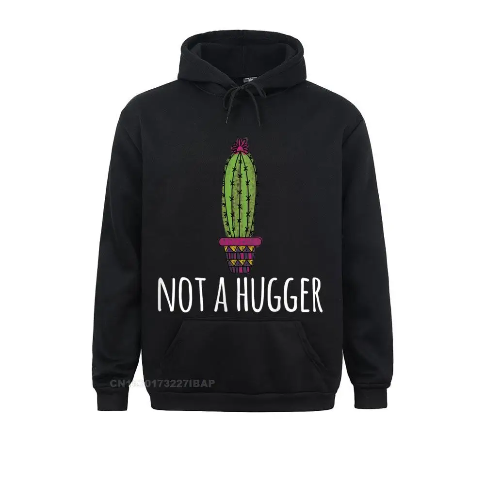 

Womens Not A Hugger Funny Introvert Cute Cactus Hoodie Newest Young Sweatshirts comfortable Hoodies Printed On Sportswears