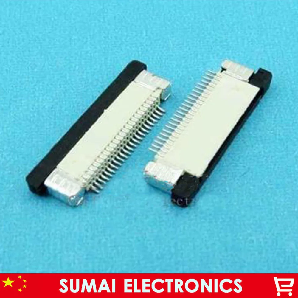 Sample, 23Pin FPC FFC Connector,23 Pin 0.5mm Flex Cable Socket for LCD Screen Interface.ROHS,23P