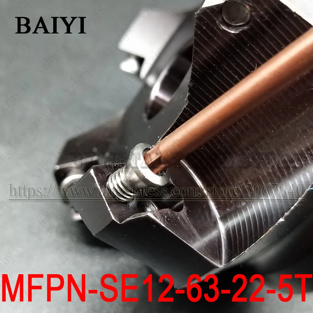 MFPN-SE12-63-22-5T MFPN SE12-63-22 5 الناي الوجه قاطعة المطحنة تحول أدوات التصنيع باستخدام الحاسب الآلي طحن المعادن لإدراج طحن SEKT1204