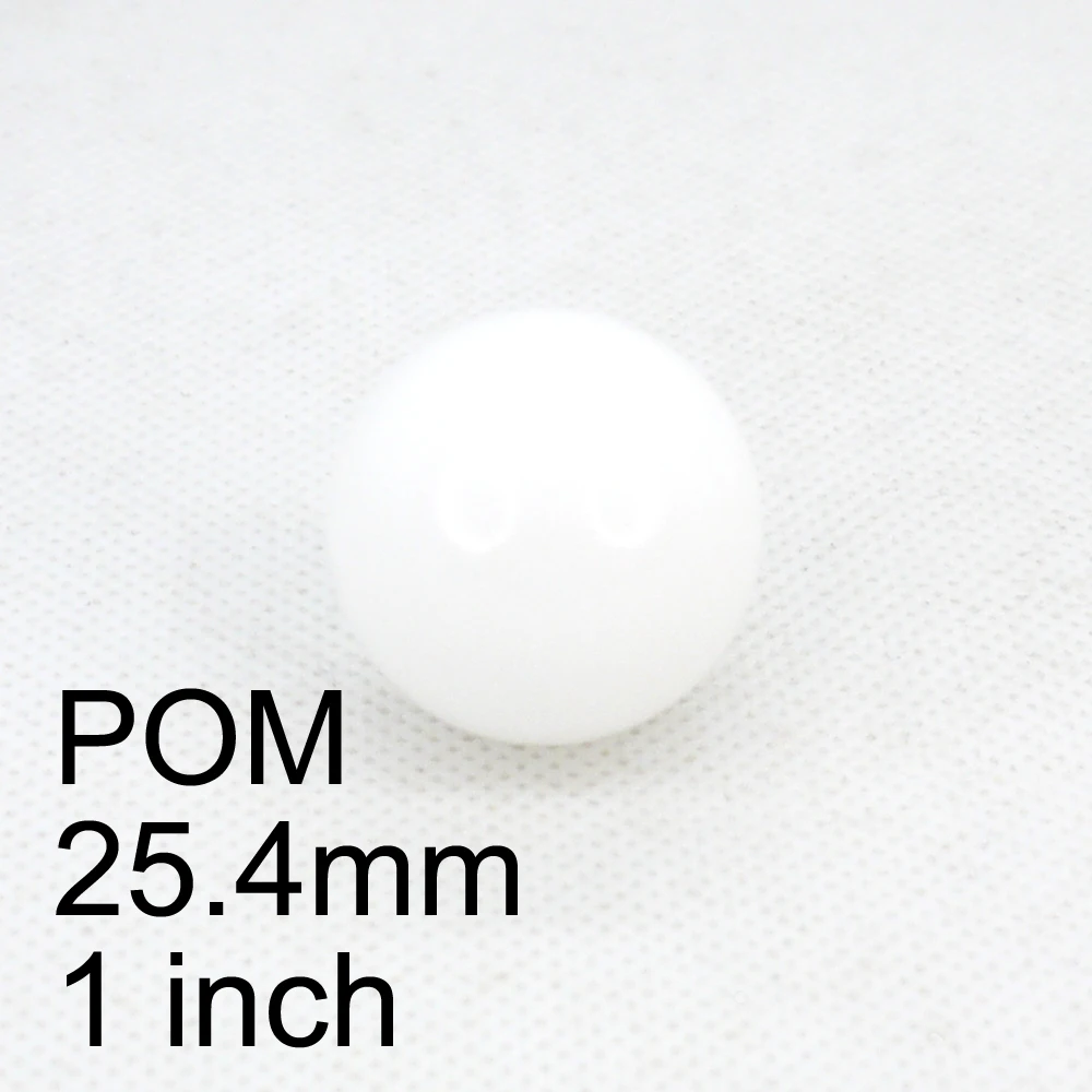 Plastic 25.4mm Diameter Bearing Grade Precision 1 Inch Hard POM Solid Ball