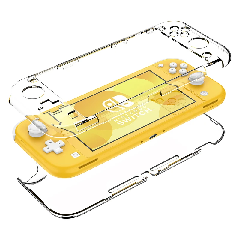 Hard เคสโปร่งใสสำหรับ Nintendo Switch Lite กรณีปกคลุม360 Full Protection PC Clear Case สำหรับ Nintendo Switch Lite