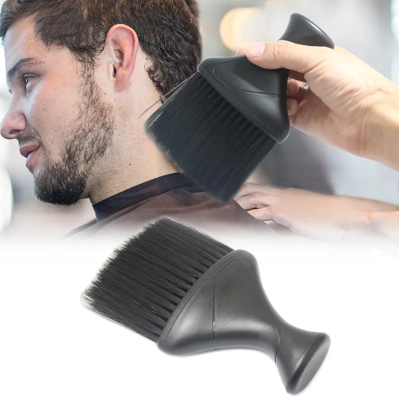 Black Rubber Hairbrush for Salon Styling