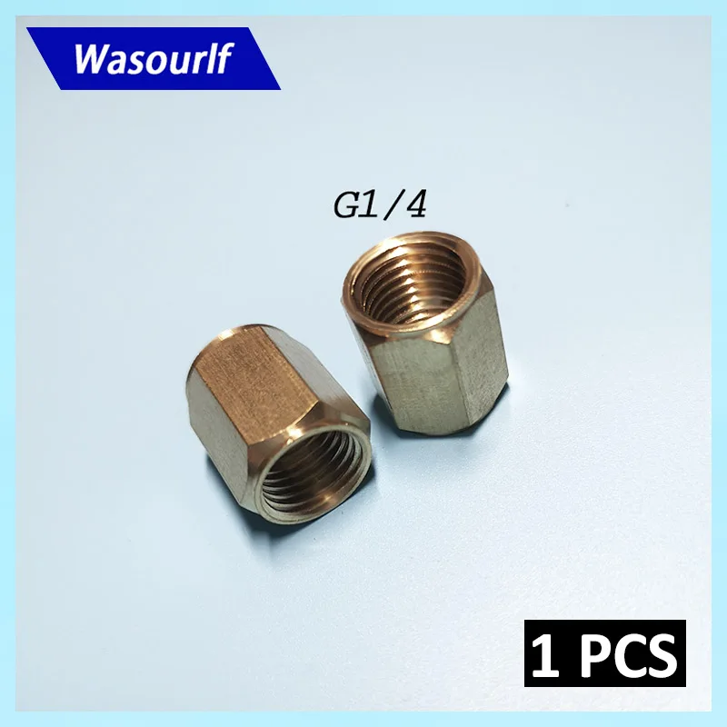 

WASOURLF Adapter G1/4 Female Thread 1/4 inch Brass Connector For Agriculture Sprayer Pipe Hose Toilet Machine Garden Accessories