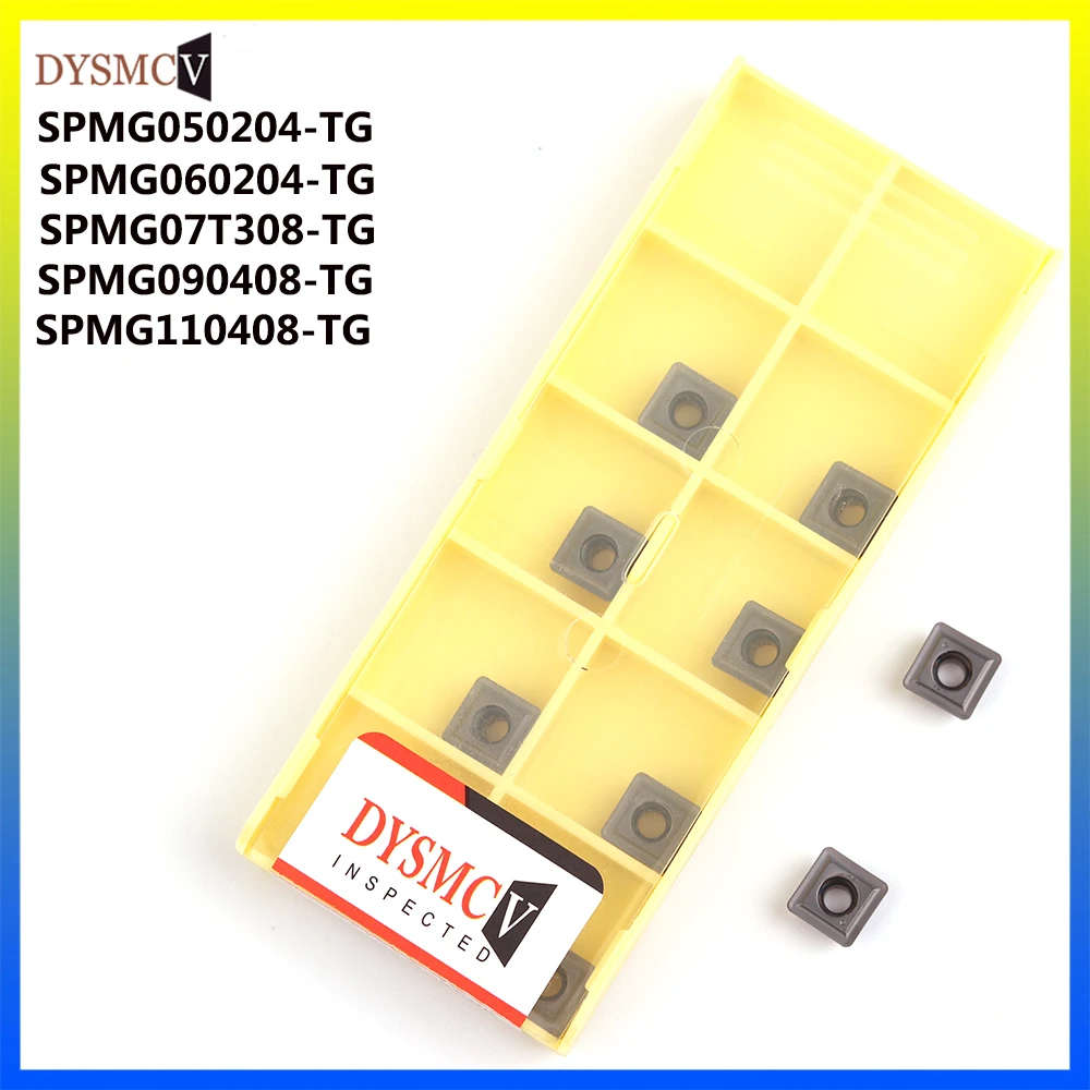 SPMG050204 SPMG060204 SPMG070308 090408 110408-TG DY9008 U drilled carbide inserts can be used for stainless steel