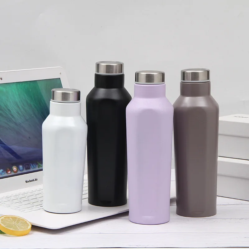 10Pcs 304 Insulated Vacuum Flask Stainless Steel Water Bottle Thermos For Sport Water Bottles Sports Bottle Office Water Bottle