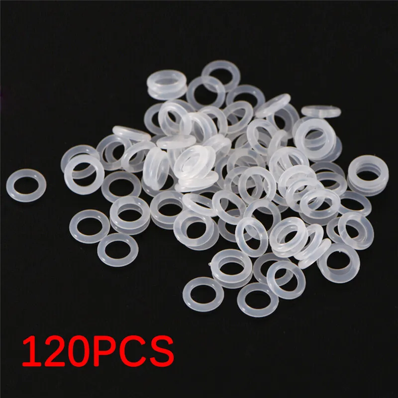 120pcs/bag White Rubber O Ring Keyboard Switch Dampeners Keyboards Accessories For Keyboard Dampers Keycap O Ring Replace Part