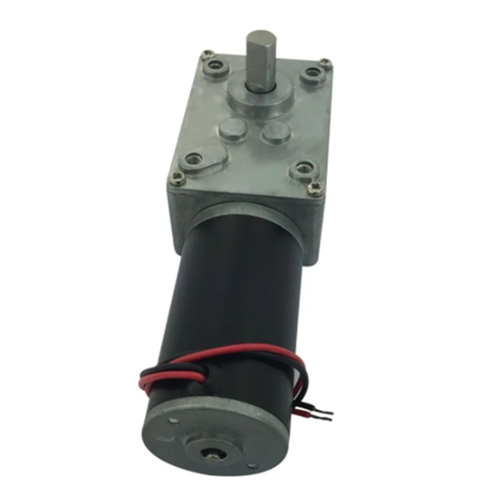 

1pcs A58SW31ZY 7-470rpm DC 24v Worm Geared Motor 1.6-70kg.cm High Torque D Shaft 12v Motor Rotating Table Door Self-lock