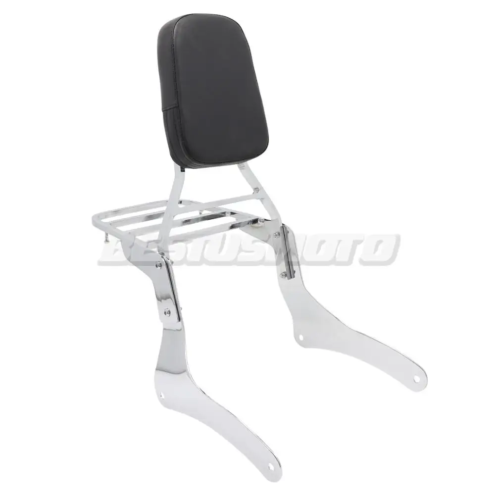 Motorcycle Detachable Passenger Backrest Sissy Bar Luggage Rack For Kawasaki Vulcan VN 900 VN900 Custom Classic 1996-2023