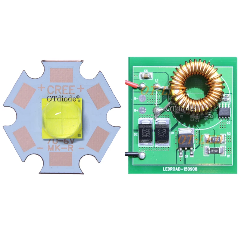 1 Set Original  XHP70 XHP70.2 6V Cool White Neutral White Warm White High Power LED Emitter 22mm/26mm 1 Mode or 5 Modes Driver