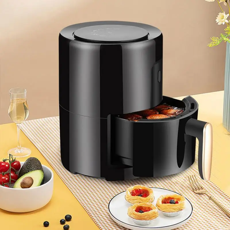 Electric Air Fryer Oven Multifunction 360Baking Led Touchscreen Deep Fryer Without Oil 2.5L Led Touch French Fries Machine