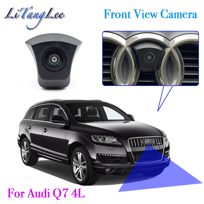 For Audi Q7 4L 2005~2015 Car LOGO Front View Camera Night Vision HD Waterproof Wide Angle Blind Spot Area Parking