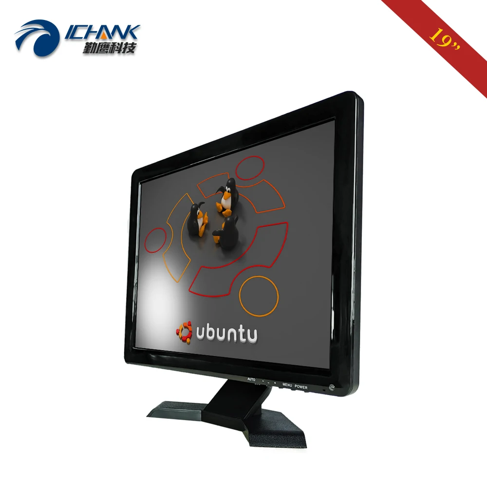 ZB190JC-591L/19 "بوصة شاشة الكمبيوتر 1280x1024 USB HDMI دعم لينكس أوبونتو راسبيان OS مقاوم شاشة تعمل باللمس شاشات كريستال بلورية