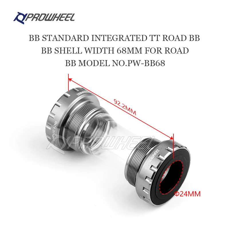 Prowheel Road Bike Crankset Double Chainwheel 50-34T 170mm/172.5mm/175mm Crank chainring