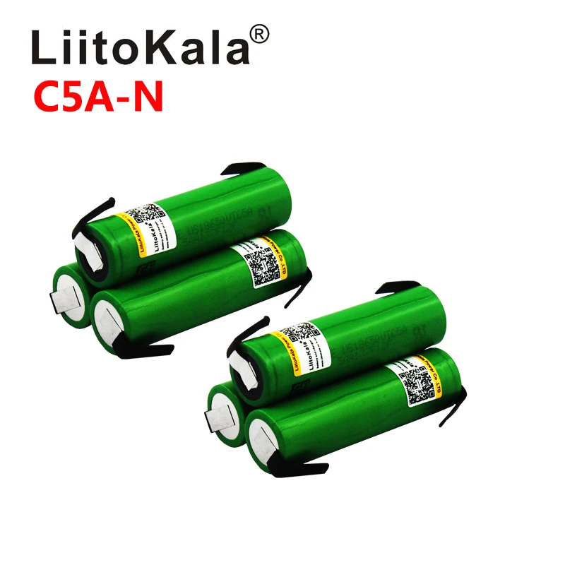 Liitokala Original battery For Sony 18650 VTC5A 2600mAh 3.6V High Drain 40A Li-ion Battery for vape E-cigarette Flashlight US186