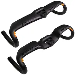 TRIFOX AERO Aerofoil Section & Uplift Style Computer Holder Integrated 40 42 44 400 420 440 Full Carbon Drop Road Bike Handlebar