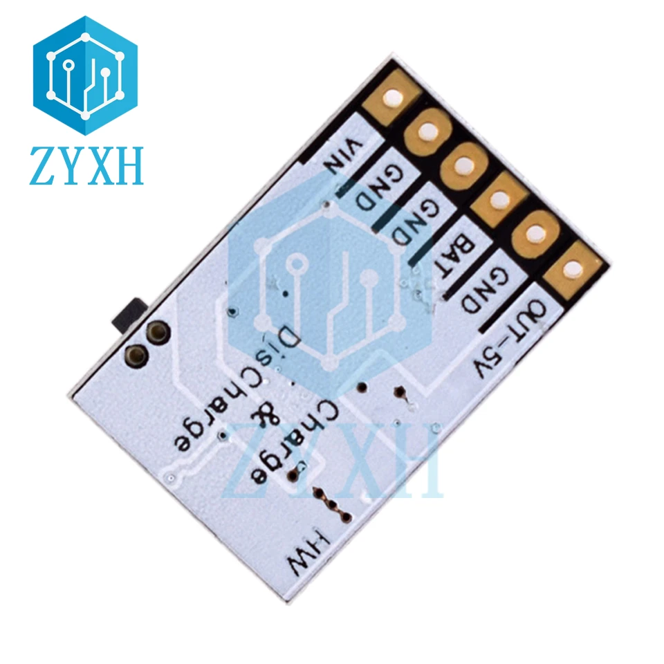 DC 5V 2A 18650 Lithium Li-ion Battery Charging/Discharge Protection Board 2-in-1with LED Indicator/Key Switch For Power Bank