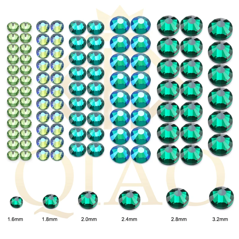 SS4-SS30 Bunte Non-Hotfix Strasssteine Glitzer Kristall Strass Diamanten für Kleidung und Nagelkunst-Dekorationen – Detail 8