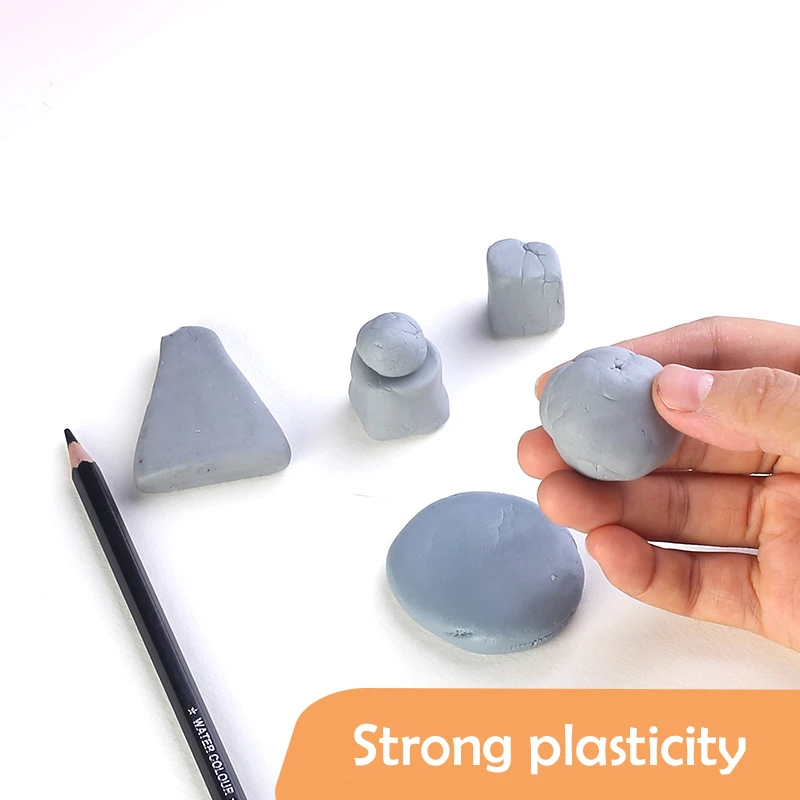 1Pcs Plasticity Soft Rubber Eraser Student Drawing Sketch Highlight Novelty Plasticine Pencil Eraser Art Supplies Stationery