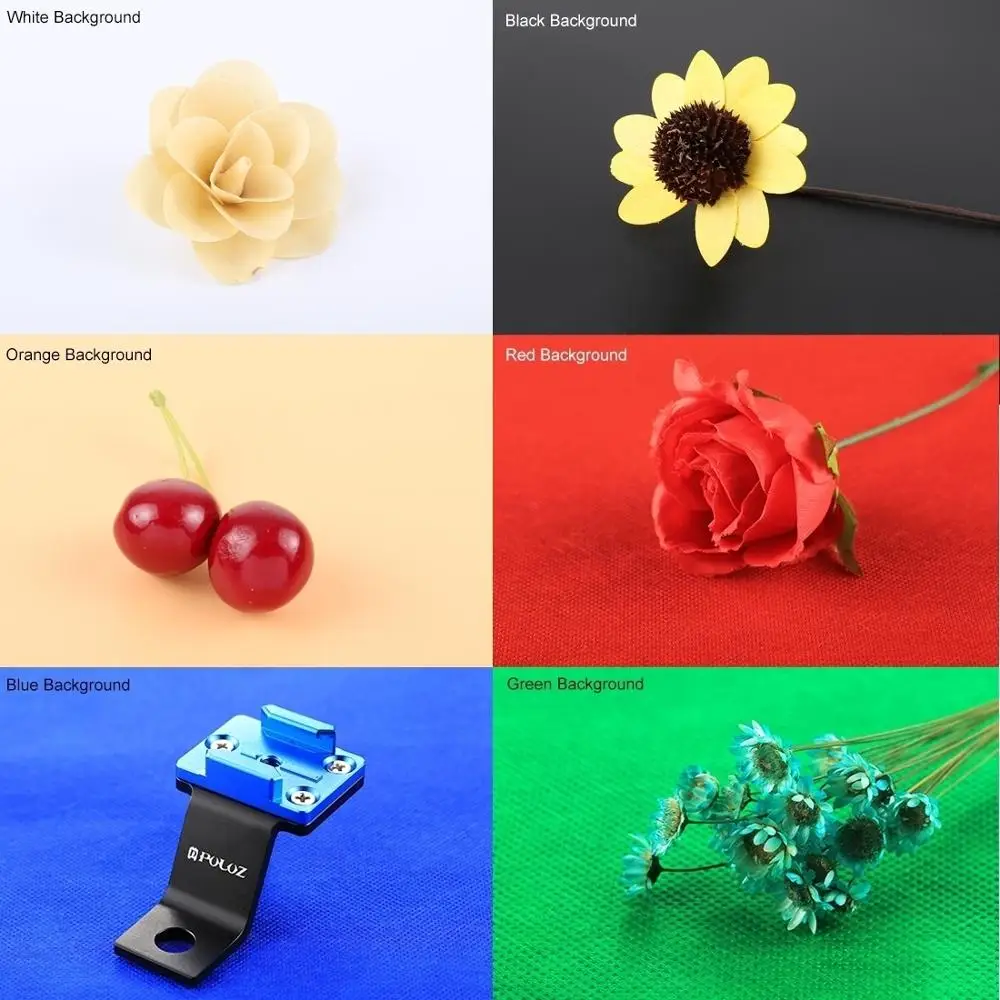 Лайтбокс PULUZ для фотостудии, 40 см, настольный светильник тбокс для фотосъемки, комплект софтбоксов для фотосъемки, 6 цветов фонов, лайтбокс со светодиодной подсветильник кой