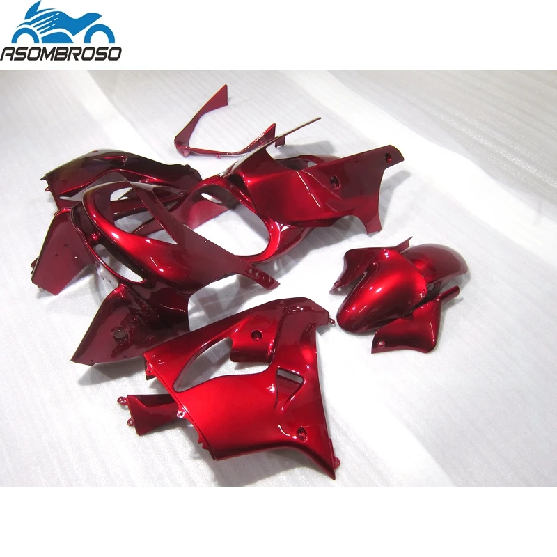 

Injection Molding Motorcycle parts for Kawasaki Ninja ZX9R fairing kit 1998-1999 bright red fairing set zx9r 98 99 YF08