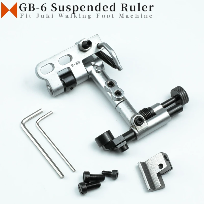 

GB-6 Suspended Edge Guide Kit Fit Juki LU-1508 LU-1510 LU-2210-6 Industrial Sewing Machines Hanging Ruler #MAH-15201-0A0