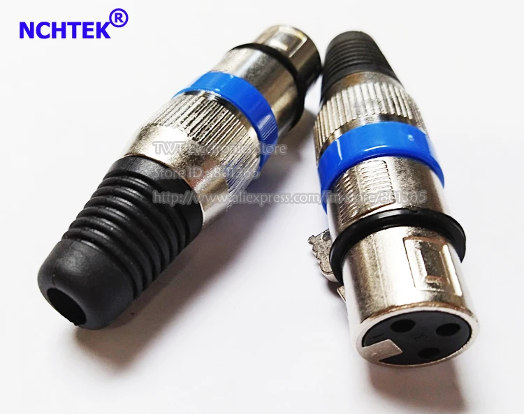 

NCHTEK XLR 3Pin гнездо патч Змея Кабель микрофонный разъем для микрофонной линии/Бесплатная доставка/20 шт