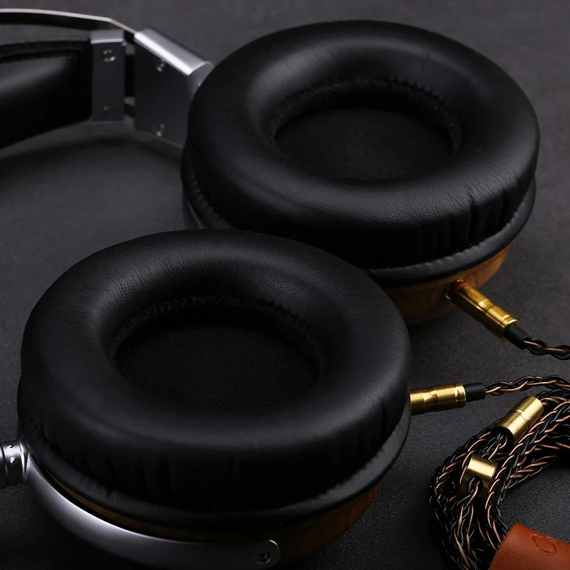 Openheart木製ハイファイヘッドホン上耳高品質オーディオ有線低音とウォームなサウンド音楽イヤホン50ミリメートルダイナミック