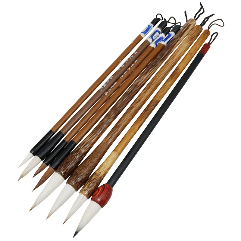 1 Pcs Wolf Hair Calligraphy Brush Chinese Writing Brush Paint Brush Artist Drawing Watercolor Painting Brushes School Supplies