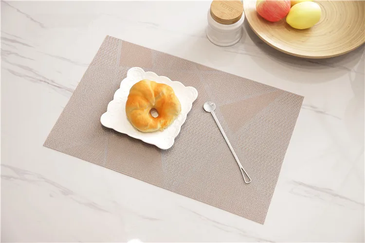 6pcs/lot Heat Resistant Mat Dining Placemat Drying Mats For Dishes Coaster Rug For Bowls Rug For The Kitchen Table OK 1069