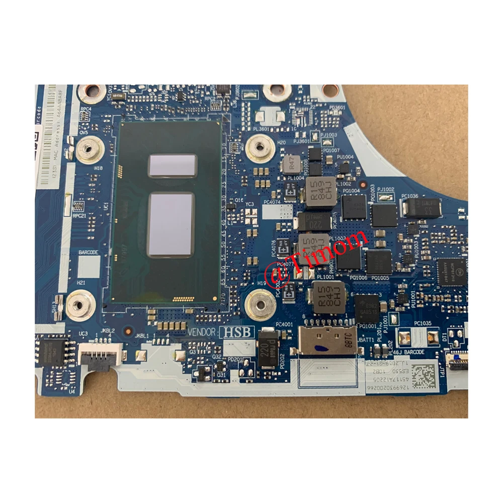 Imagem -02 - para Ideapad 530s15ikb 81ev Laptop Motherboard Integrado Nmb601 5b20r12686 5b20r12347 5b20r12518 5b20r12176 I78550u