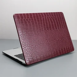 Laptop Case For Macbook Air 13 Case M1 M2 Hard bottom Cover Air 15 2025 M4 PU leather Case For MacBook Pro 14 M4 Max 16.2 Shell