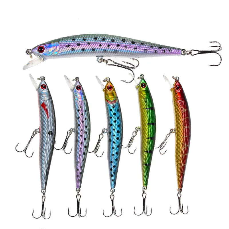 1pcs Sinking Minnow Fishing Lure 10cm/8.5g Isca Artificial Hard Bait Bass Wobblers 3D Eyes Crankbait Carp Pike Tackle