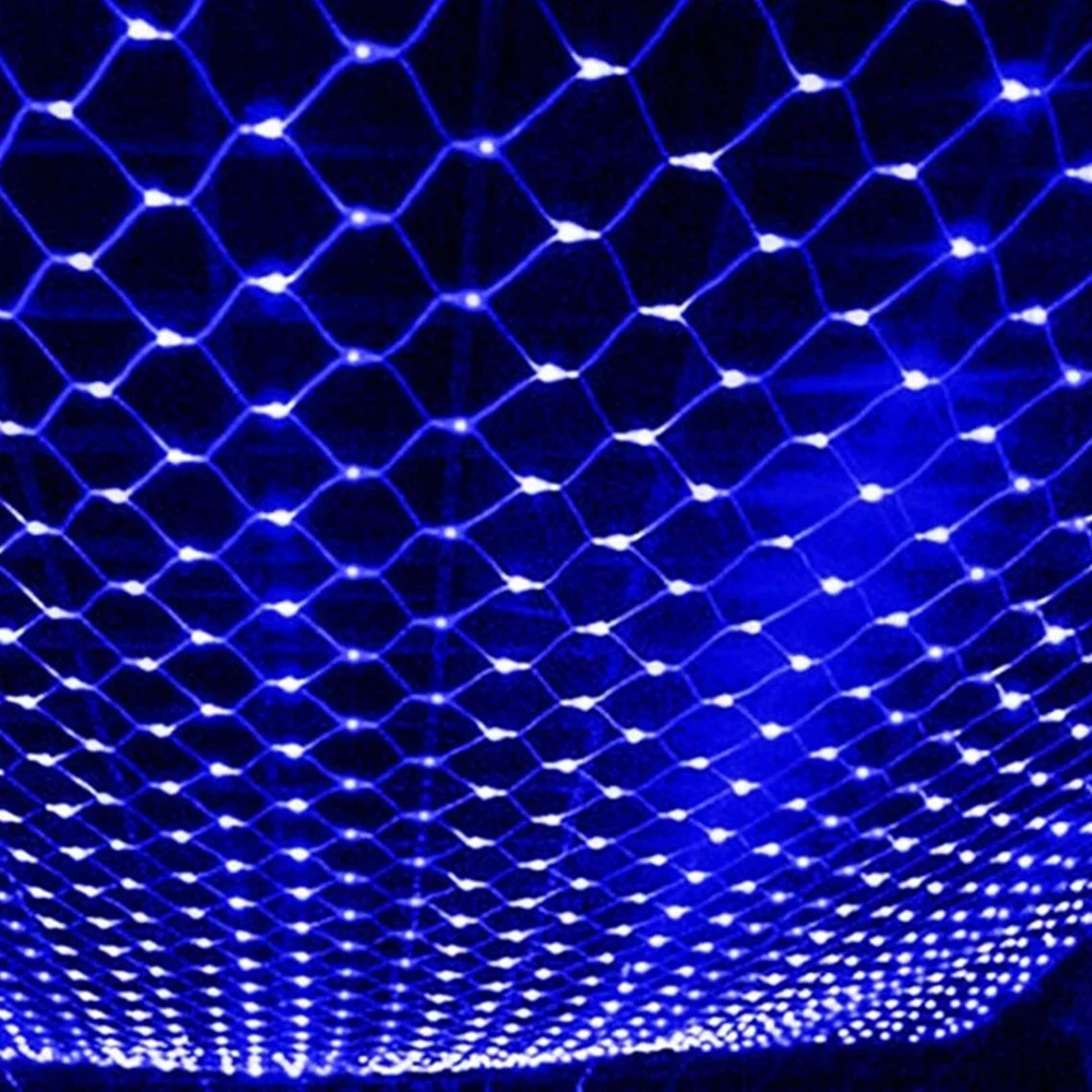 

Net Mesh Light LED String Lights 6X4M 220v 110v 8 Modes Curtain Fairy Light for Holiday Party Outdoor Wall Wedding Decoration