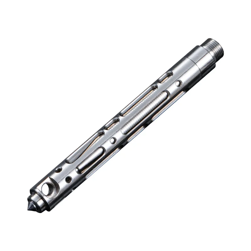 Tungsten Steel Titanium TC4 Tactical Pen  Self Defense Outdoor Tool Keychain Portable Pocket Business Writing Broken Window Tool